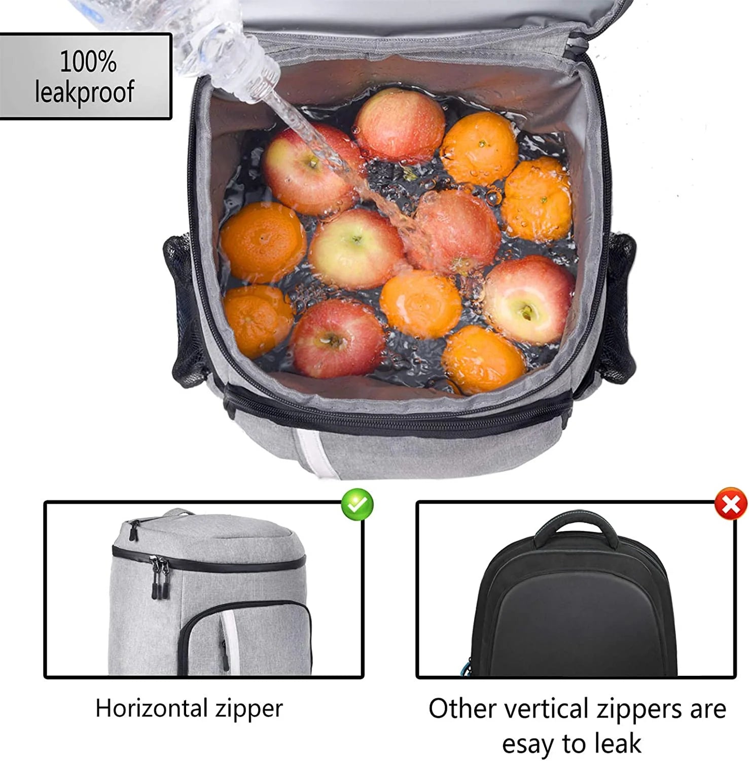 Backpack Cooler - Leakproof, Insulated & Waterproof