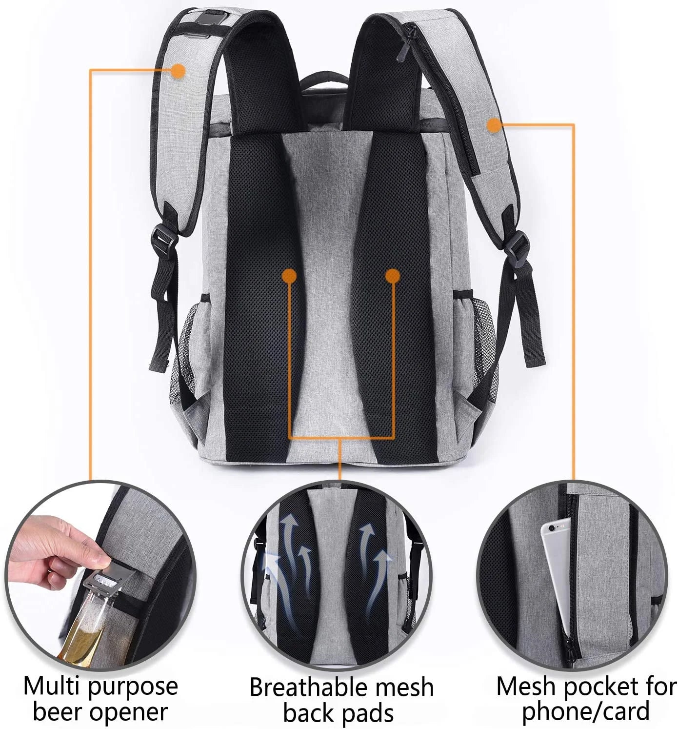Backpack Cooler - Leakproof, Insulated & Waterproof