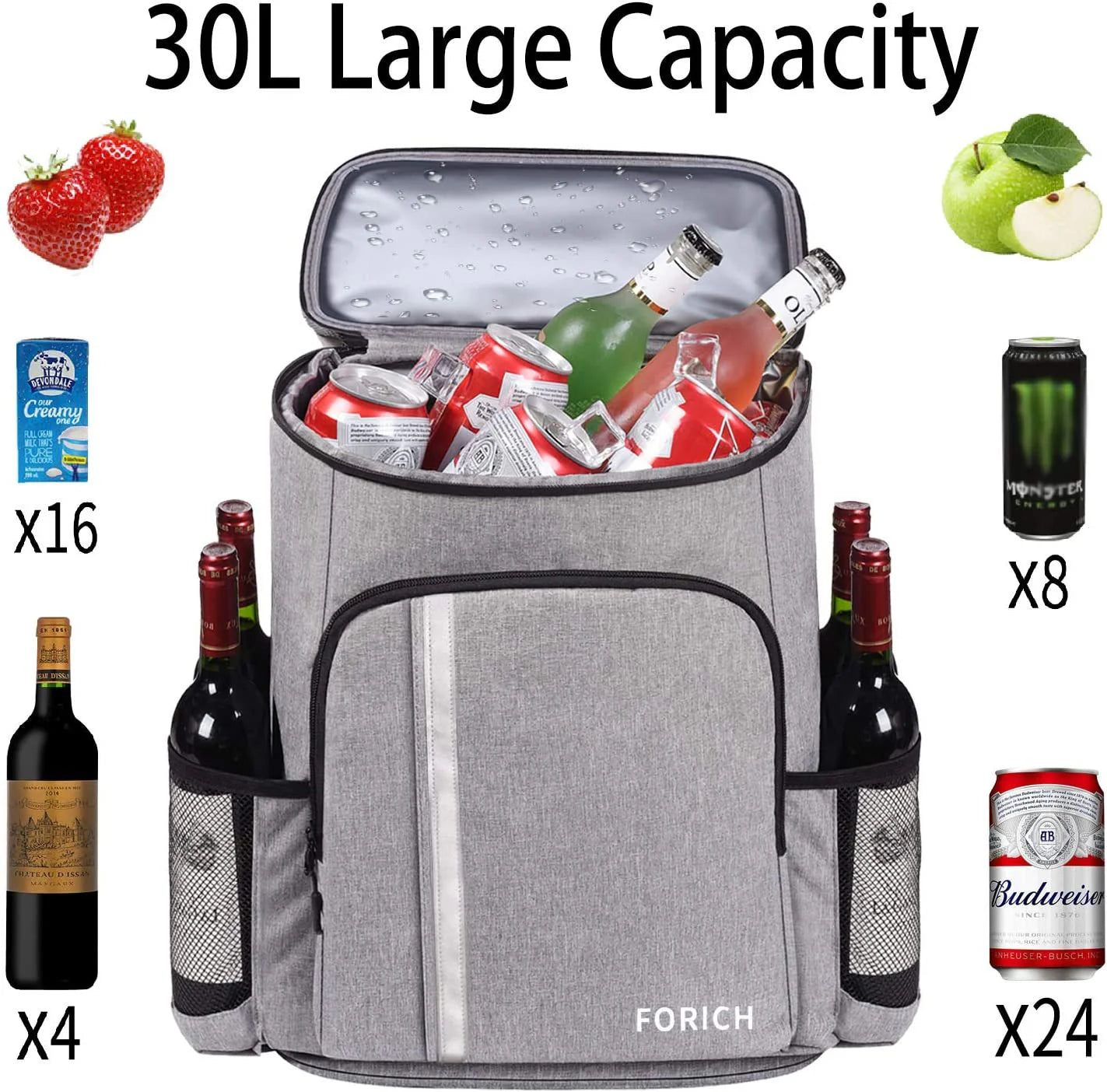 Backpack Cooler - Leakproof, Insulated & Waterproof